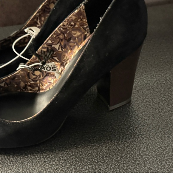 Target Missoni Black and Brown Chevron Heels FROM Target. Brand New - Picture 4 of 5